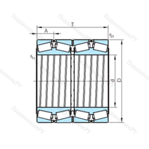 Подшипник роликовый радиально-упорный PSL 612-313 от производителя  PSL