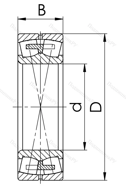 Сферический роликовый подшипник 3518 АМН (22218 MBW 33) в Нижнем Новгороде