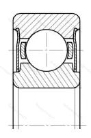 Подшипник 624-2Z/P 53HWSLH размер 4x13x5 от производителя  SKF