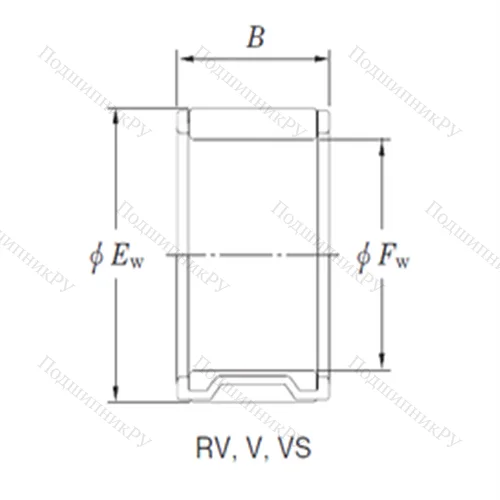 Подшипник игольчатый радиальный RV 395923-1 от производителя  KOYO