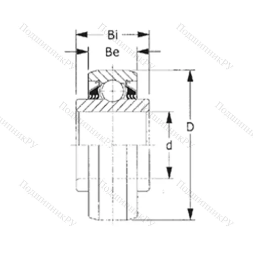 Подшипник шариковый радиальный W 211PPB 4 от производителя  CYSD