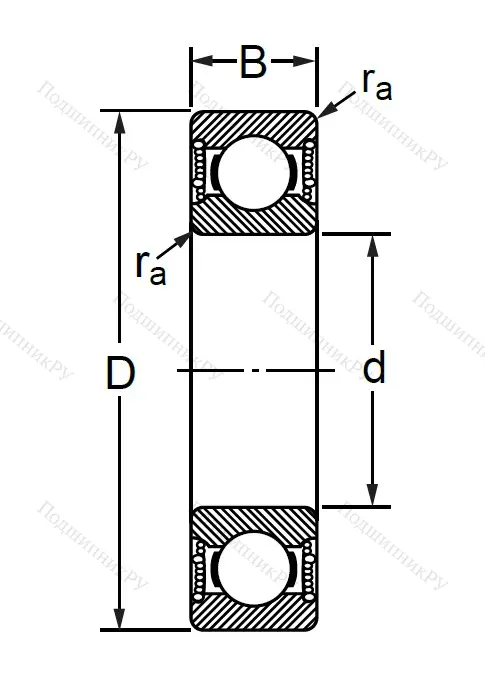 Шариковый однорядный подшипник 76-180102 (6002 2RSC 3) в Нижнем Новгороде