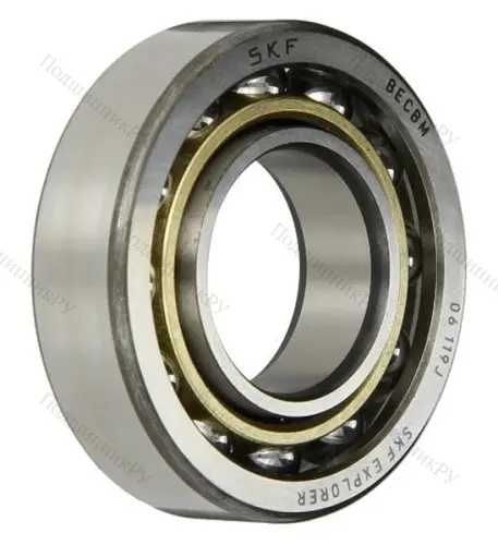 Однорядный шариковый подшипник 7312 BECBM от производителя  SKF