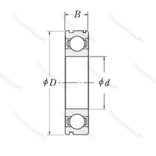 Подшипник шариковый радиальный DG 3278JS 09TCS 33
