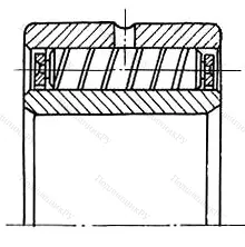 Модификация подшипника 3005218 размер 90x160x52,4 от производителя  ГПЗ-1
