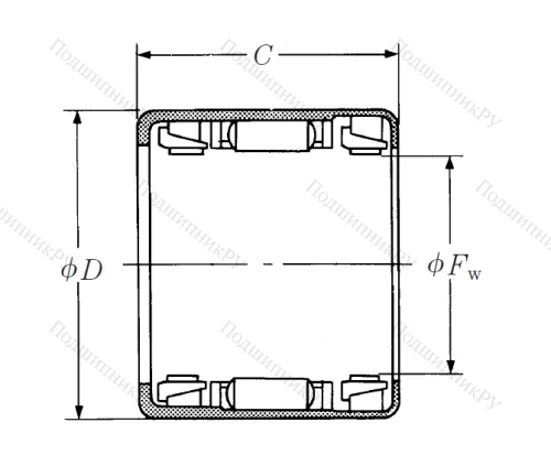 Подшипник обгонной муфты  4 RCB-121616 в Нижнем Новгороде