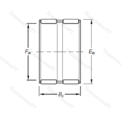 Подшипник игольчатый радиальный K 44X 50X 30,5HZW от производителя  TIMKEN