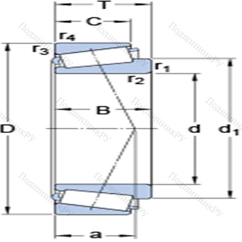Однорядные конические роликоподшипники HM 911245/W/2/210/2/QCL 7C от производителя  SKF Однорядные конические роликоподшипники HM 911245/W/2/210/2/QCL 7C от производителя  SKF