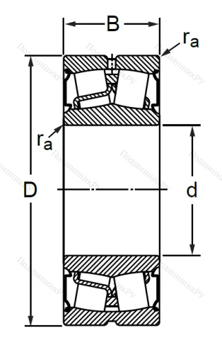 Сферический роликовый подшипник BS 2-2215 2CS (BS 2-2215 2CS) в Нижнем Новгороде