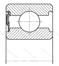 Модификация подшипника 20803ЕК размер 17x47x15,5