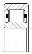 Подшипник  32306 (NU 306) размер 30x72x19 от производителя  SKF