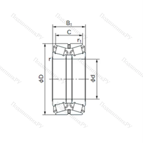 Подшипник роликовый радиально-упорный 260KBE 030 от производителя  NACHI