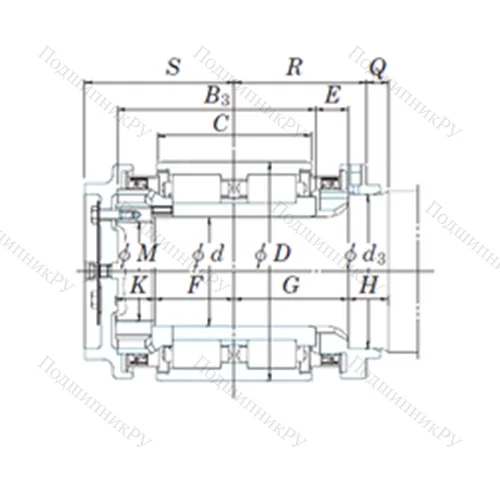 Подшипник роликовый радиальный JB 1010