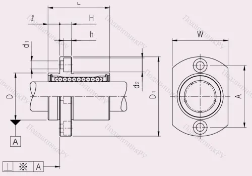 Подшипник LMH 13 UU в Нижнем Новгороде