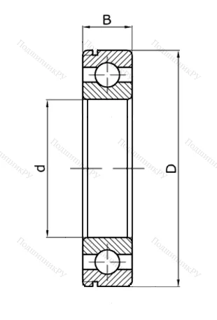 Шариковый однорядный подшипник 50213 (6213 N) в Нижнем Новгороде