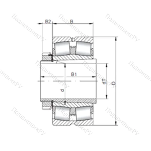 Подшипник роликовый радиальный самоцентрирующийся 23038 KCW 33+H 3038 от производителя  CX
