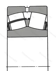 Модификация подшипника 4053124 размер 120x180x60 ГПЗ-34 от производителя  ГПЗ-34