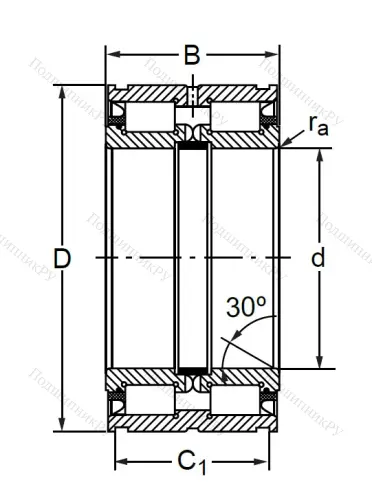 Двухрядный роликовый подшипник SL 04 5014 PP 2NR в Нижнем Новгороде