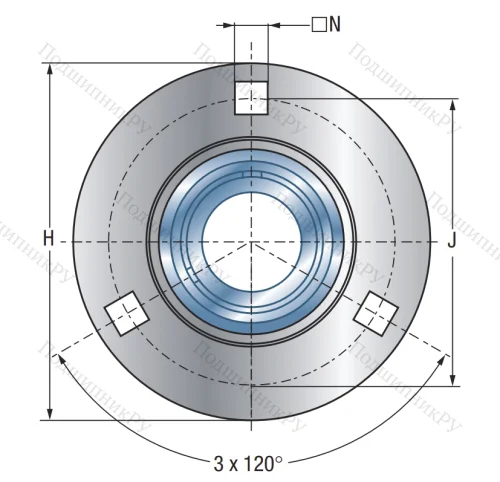 Подшипниковый корпус  PF 210 в Нижнем Новгороде