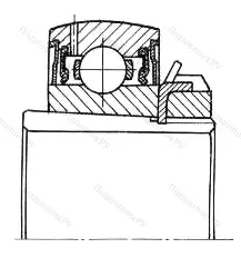 Подшипник  680211 размер 55x110x27 от производителя  ГПЗ-3 Подшипник  680211 размер 55x110x27 от производителя  ГПЗ-3