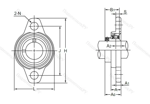 Подшипниковый узел UFL 002 N в Нижнем Новгороде