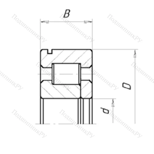 Подшипник роликовый радиальный 35RT 671 от производителя  NACHI