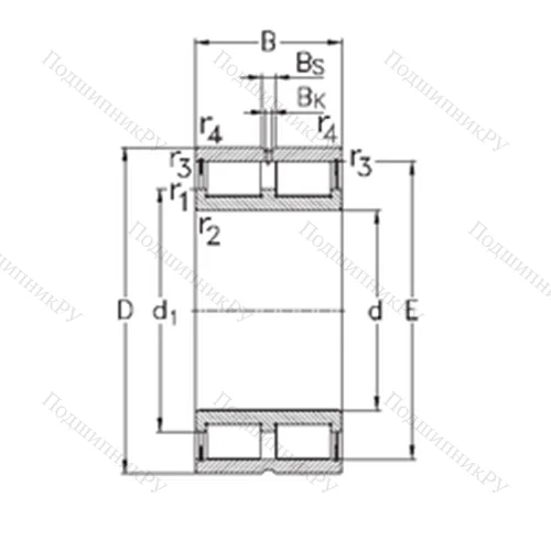 Подшипник роликовый радиальный NNCL 4930-V