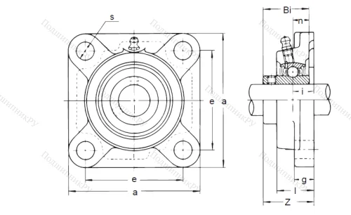 Подшипниковый узел UCF 212 в Нижнем Новгороде
