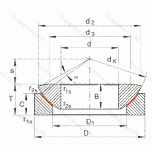 Подшипник шарнирный GE 25-AW